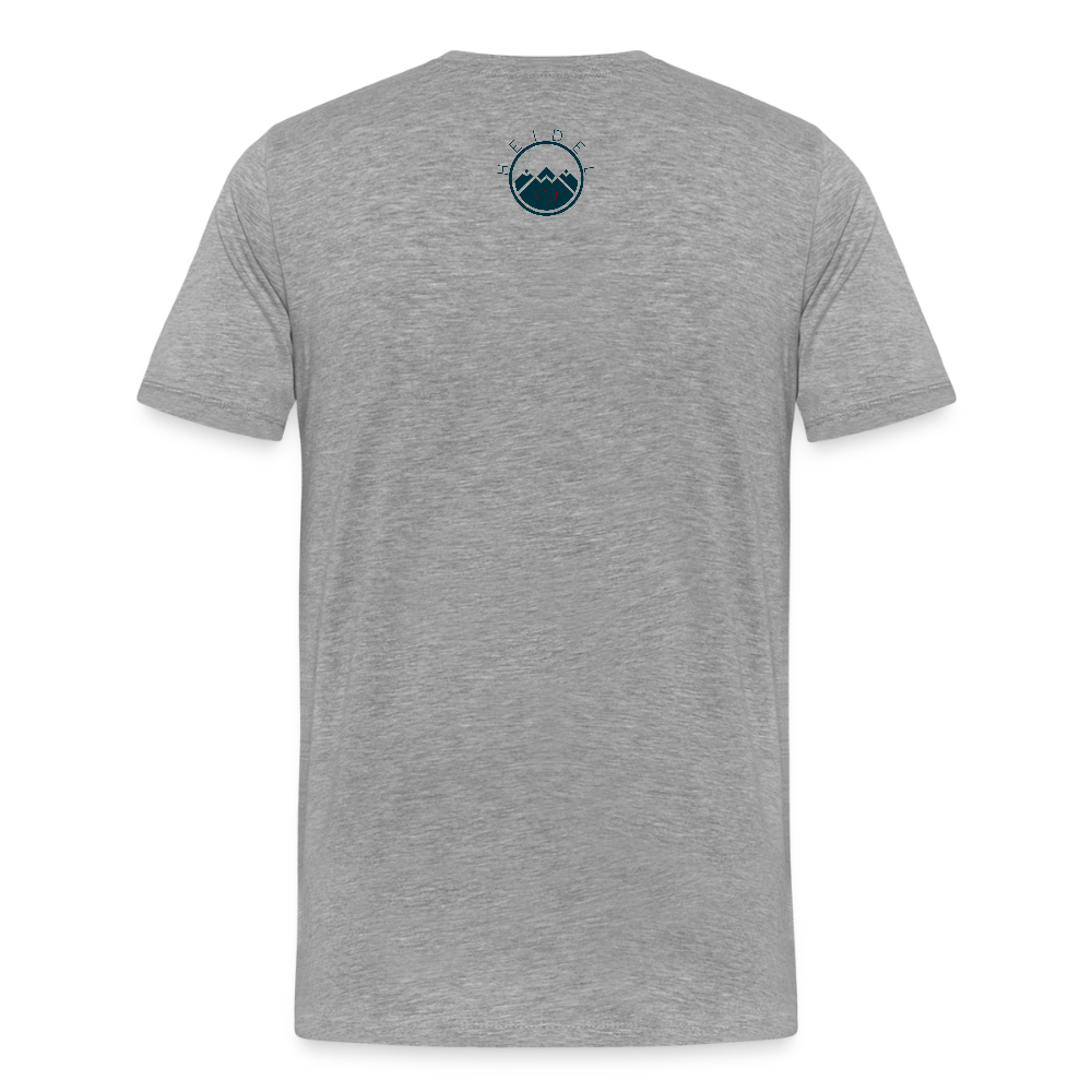 HERREN ORGANIC-SHIRT HEIDEL(BERG)ER TRANSPARENT - Grau meliert