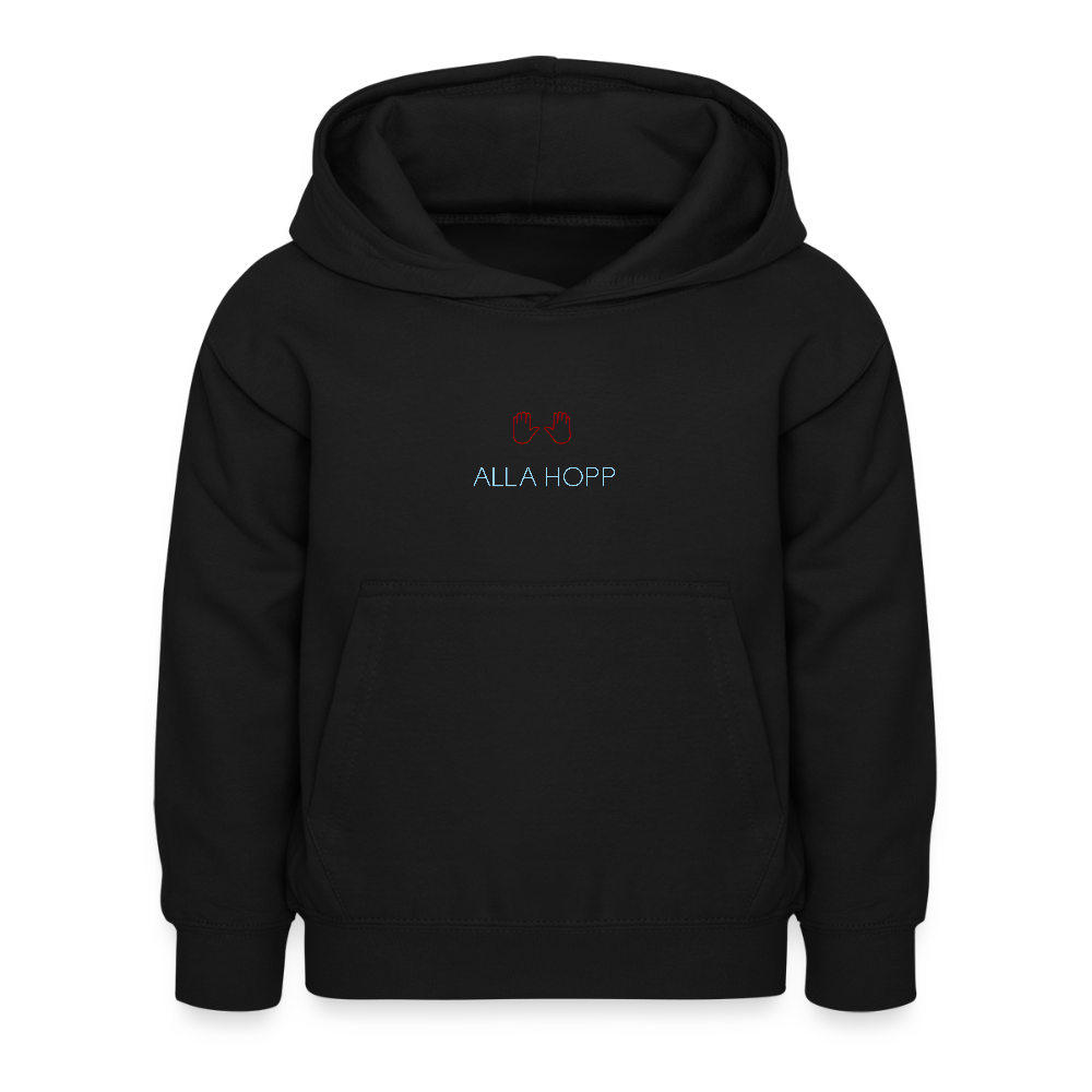 KINDER PREMIUM HOODIE - ALLA HOPP DARK - Schwarz