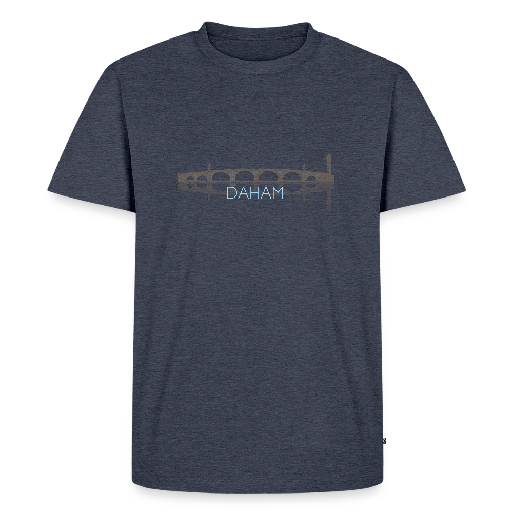 HERREN ORGANIC SHIRT - ALTE BRÜCKE DAHÄM DARK - Jeansblau