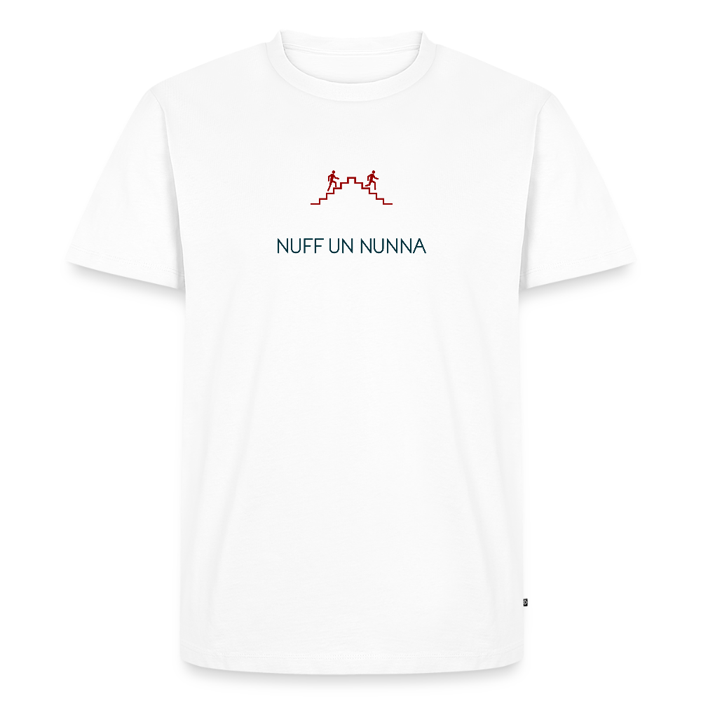 HERREN ORGANIC SHIRT - NUFF UN NUNNA TRANSPARENT - Weiß
