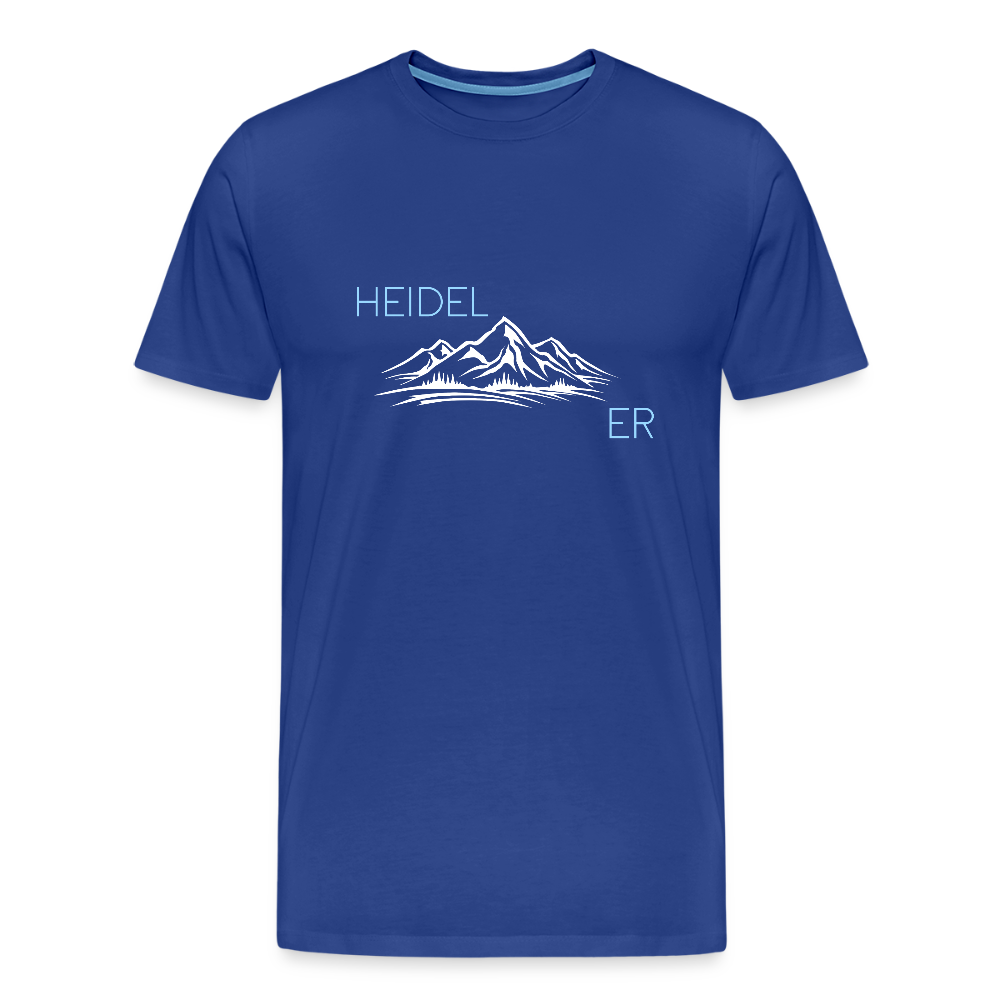 HERREN ORGANIC- HEIDEL(BERG)ER T-SHIRT DARK - Königsblau
