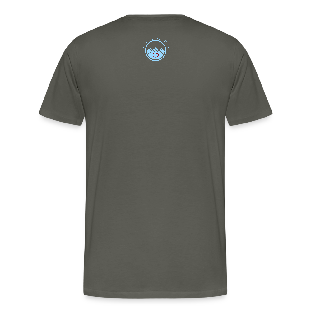 HERREN ORGANIC SHIRT - HEIDELBERGER SCHLOSS DARK - Asphalt