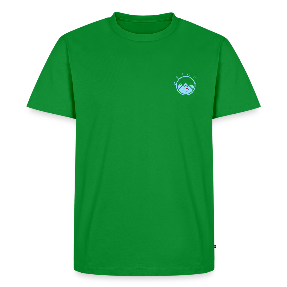 HERREN ORGANIC SHIRT - HEIDELBERGER SCHLOSS (DESIGN HINTEN) DARK - Grün