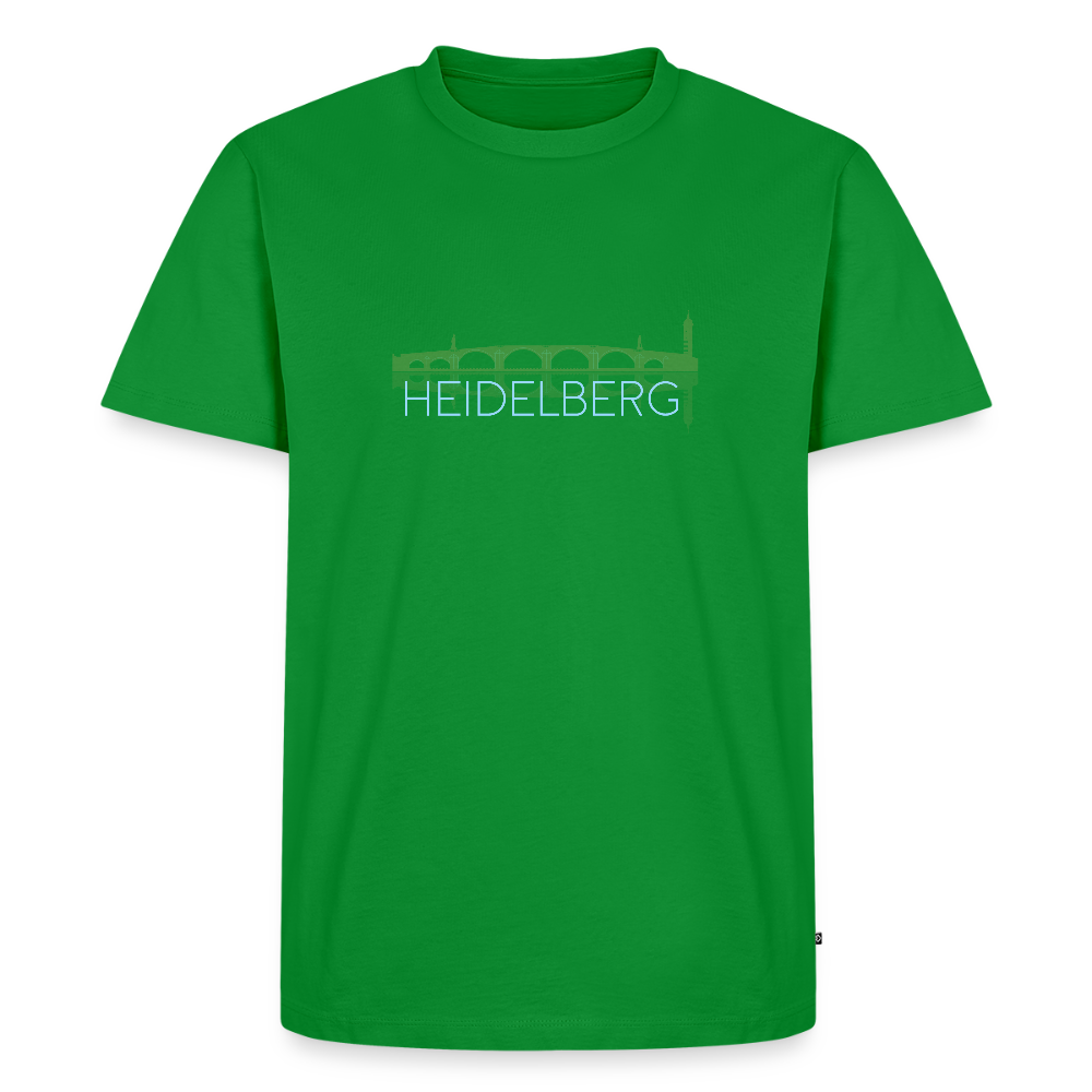 HERREN ORGANIC SHIRT - ALTE BRÜCKE HEIDELBERG DARK - Grün