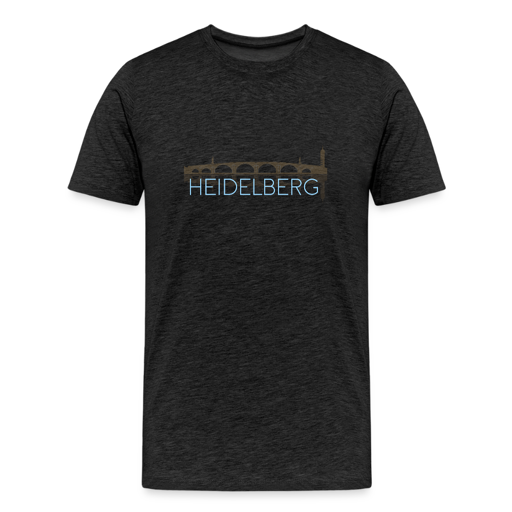 HERREN ORGANIC SHIRT - ALTE BRÜCKE HEIDELBERG DARK - Anthrazit