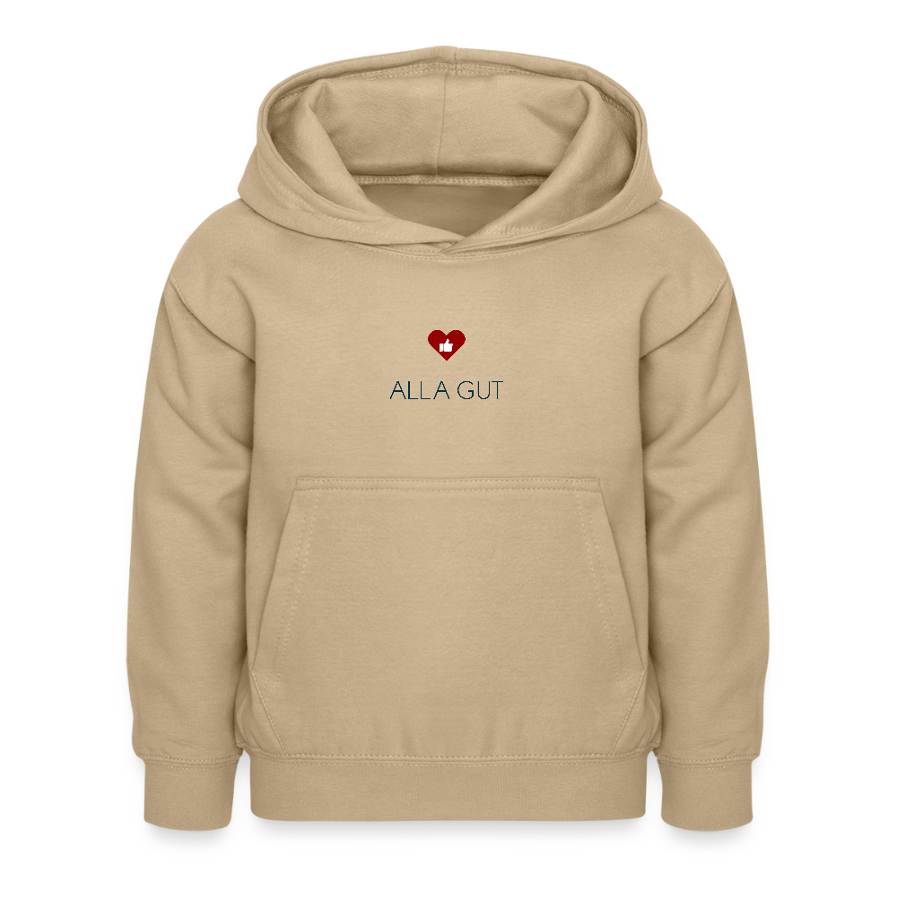 KINDER PREMIUM HOODIE - ALLA GUT TRANSPARENT - Sand