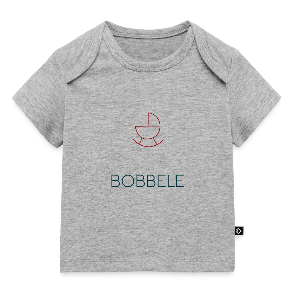 BABY ORGANIC SHIRT - BOBBELE TRANSPARENT - Grau meliert