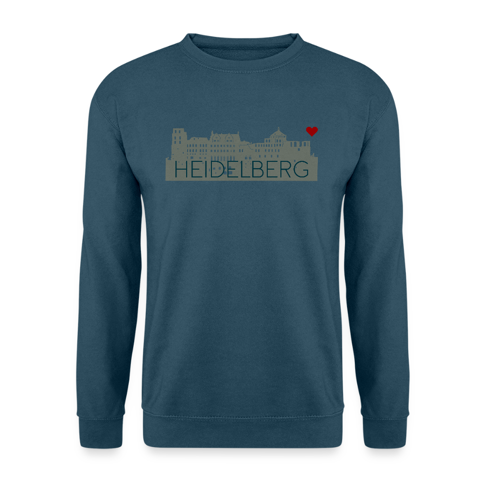 UNISEX SWEATSHIRT - HEIDELBERGER SCHLOSS TRANSPARENT - Indigoblau