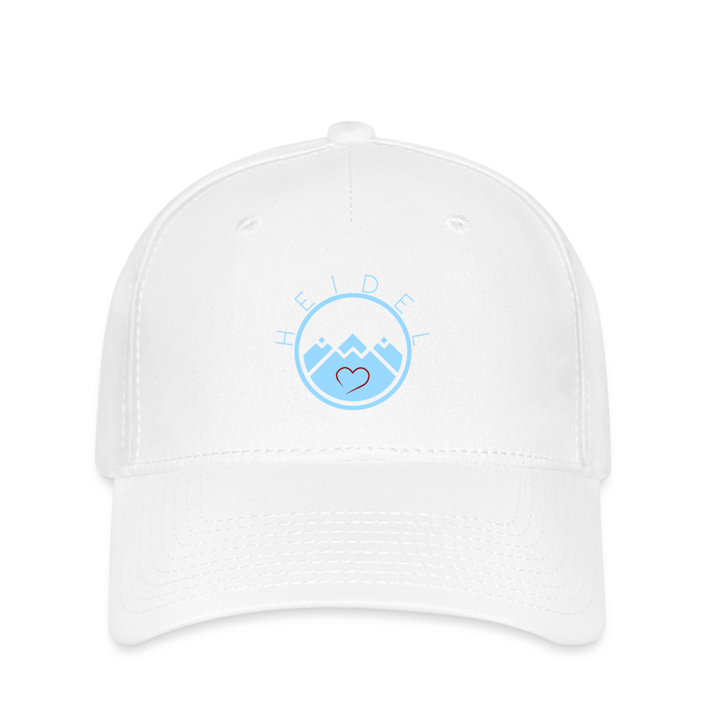 UNISEX FLEXFIT CAP - HEIDELSTORE DARK - Weiß