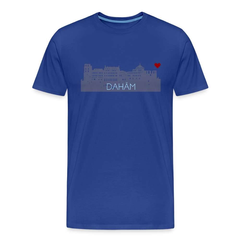 HERREN ORGANIC SHIRT - HEIDELBERGER SCHLOSS DAHÄM DARK - Königsblau