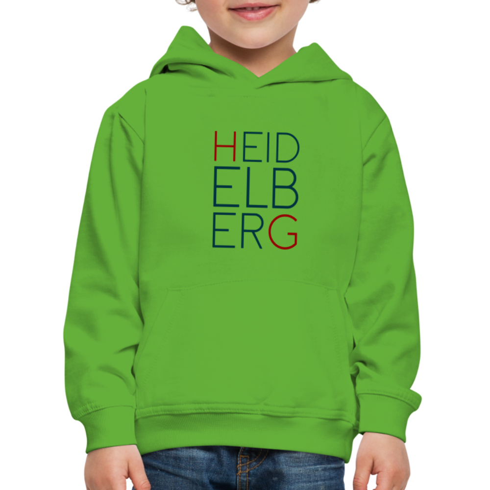 KINDER PREMIUM HOODIE - HEIDELBERG TRANSPARENT - Hellgrün