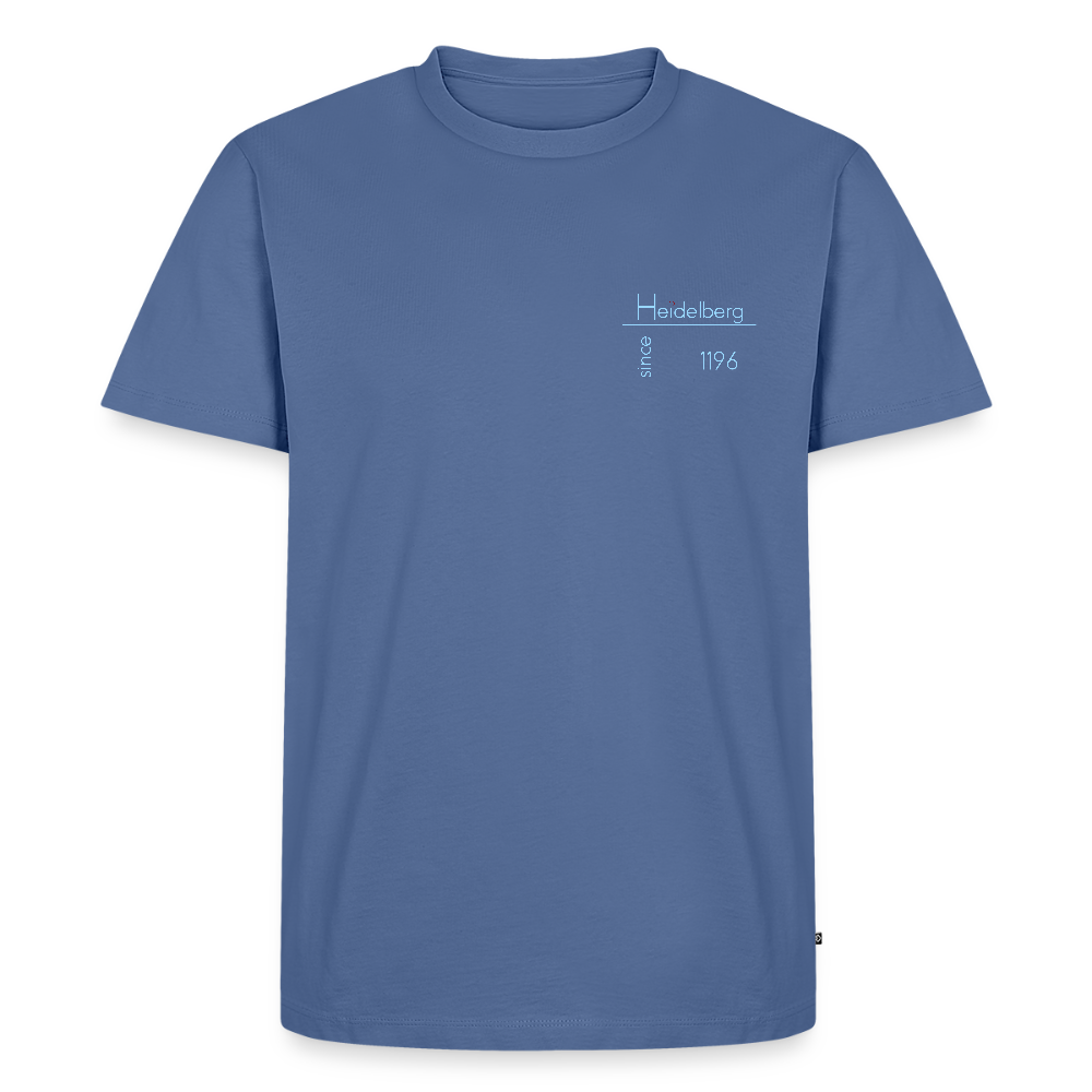 HERREN ORGANIC SHIRT - HEIDELBERG SINCE DARK - Taubenblau