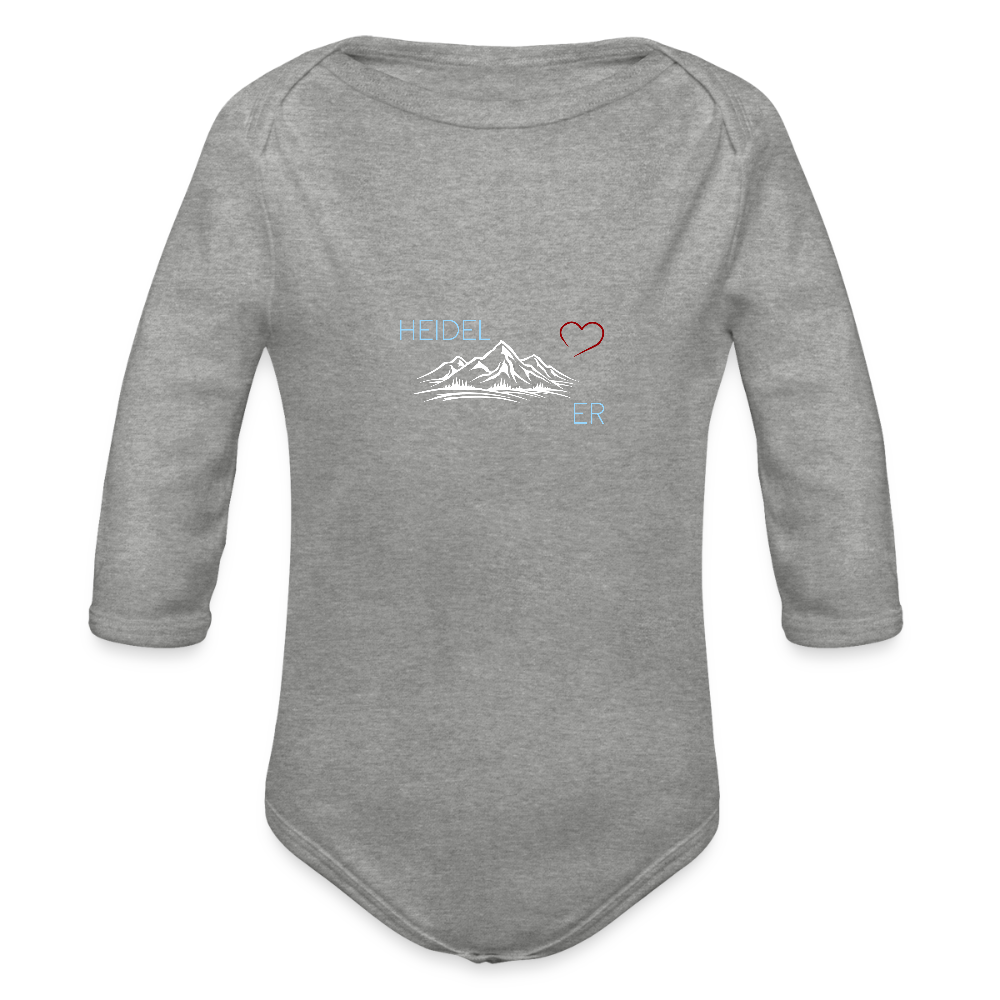 BABY ORGANIC BODY - HEIDEL(BERG)ER DARK - Grau meliert