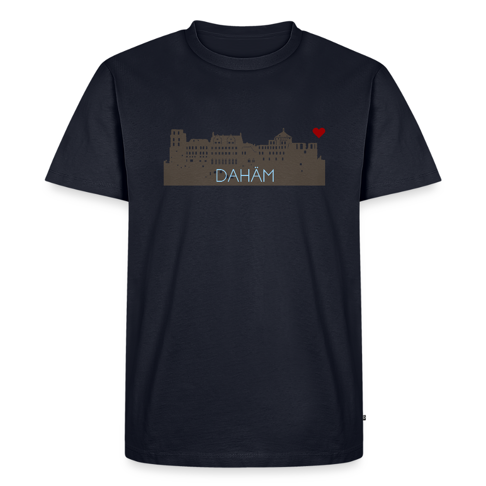 HERREN ORGANIC SHIRT - HEIDELBERGER SCHLOSS DAHÄM DARK - Navy