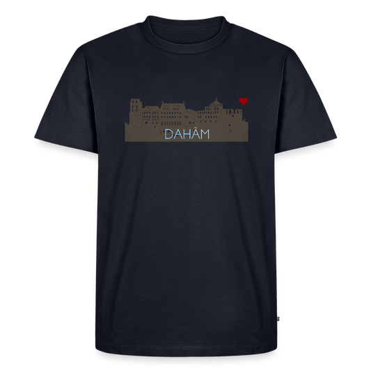 HERREN ORGANIC SHIRT - HEIDELBERGER SCHLOSS DAHÄM DARK - Navy