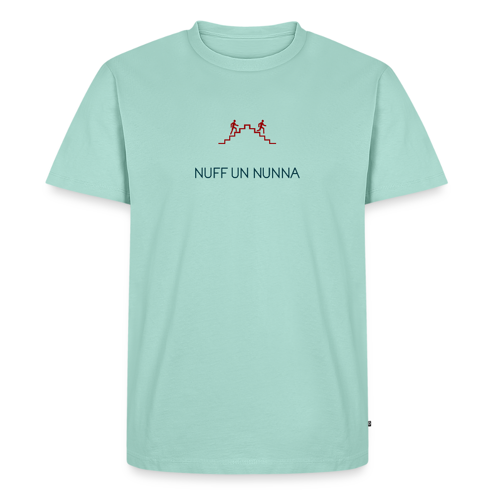 HERREN ORGANIC SHIRT - NUFF UN NUNNA TRANSPARENT - Mint
