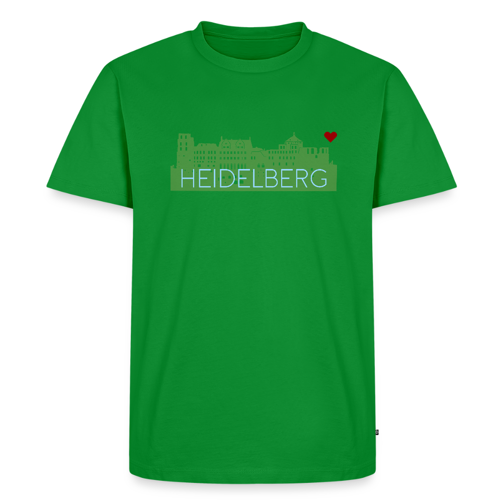 HERREN ORGANIC SHIRT - HEIDELBERGER SCHLOSS DARK - Grün