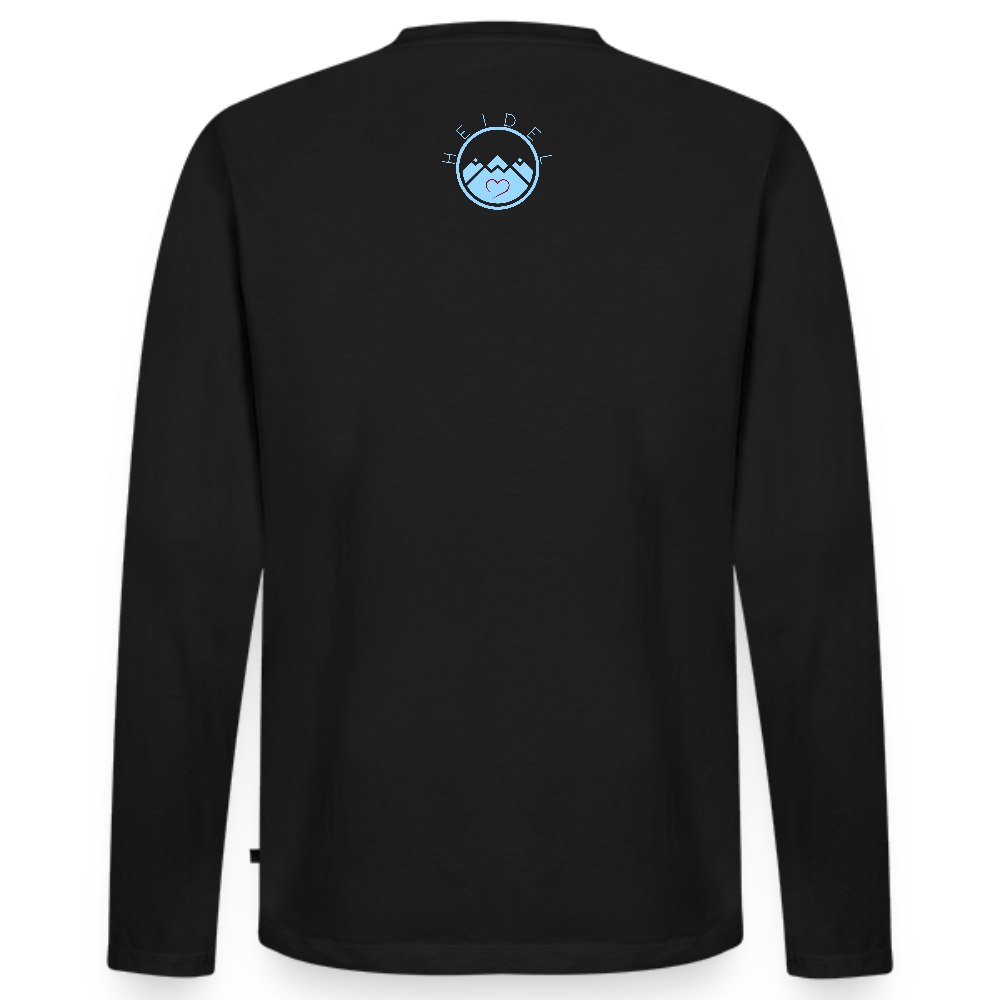 HERREN ORGANIC LANGARM-SHIRT - HEIDEL(BERG)ER DARK - Schwarz