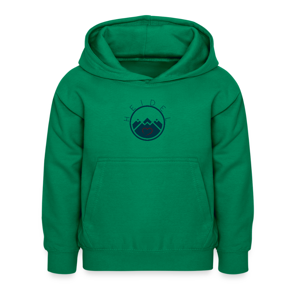 KINDER PREMIUM HOODIE - HEIDELSTORE TRANSPARENT - Kelly Green