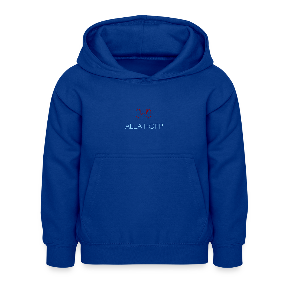 KINDER PREMIUM HOODIE - ALLA HOPP DARK - Royalblau
