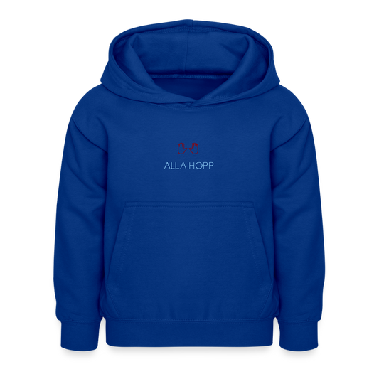 KINDER PREMIUM HOODIE - ALLA HOPP DARK - Royalblau