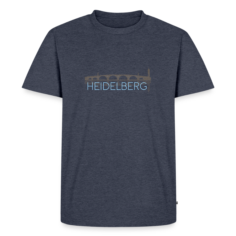 HERREN ORGANIC SHIRT - ALTE BRÜCKE HEIDELBERG DARK - Jeansblau