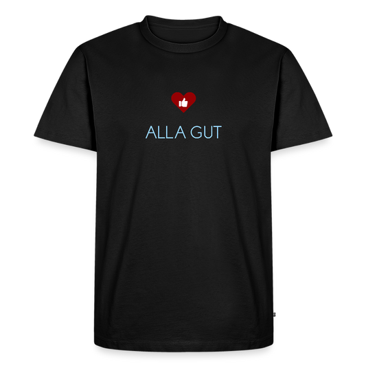 HERREN ORGANIC SHIRT - ALLA GUT DARK - Schwarz