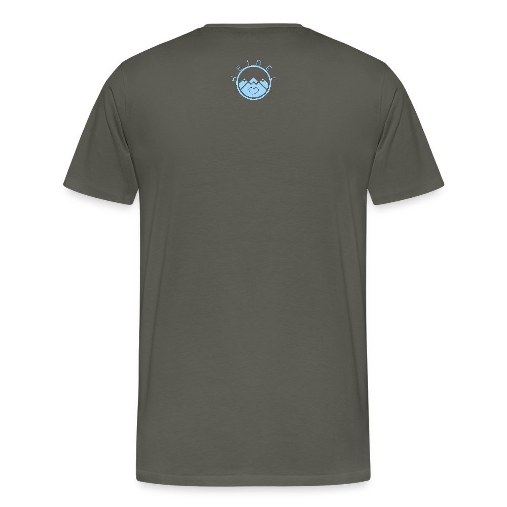 HERREN ORGANIC- HEIDEL(BERG)ER T-SHIRT DARK - Asphalt