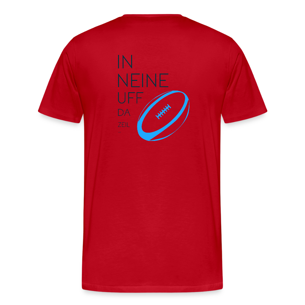HERREN ORGANIC SHIRT - IN NEINE UFF DA ZEIL RUGBY TRANSPARENT - Rot