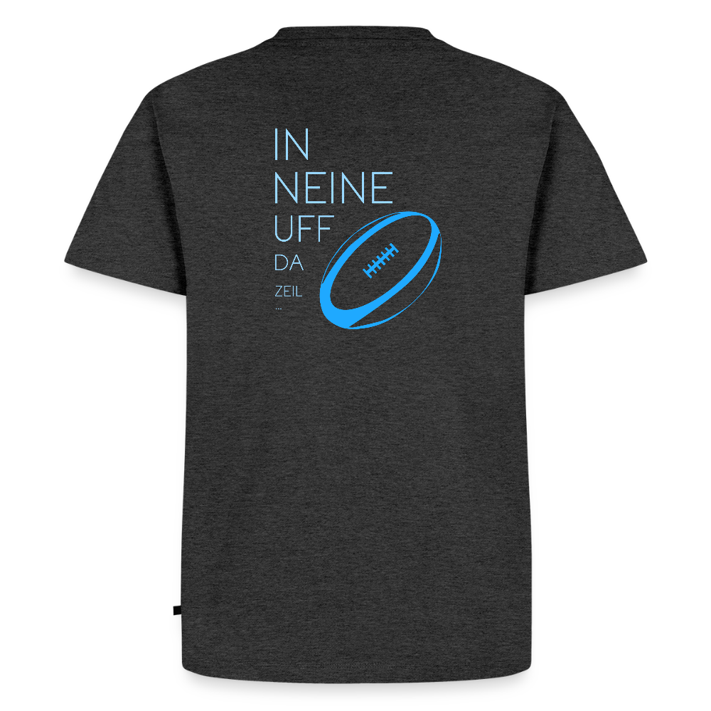 HERREN ORGANIC SHIRT - IN NEINE UFF DA ZEIL RUGBY DARK - Anthrazit meliert