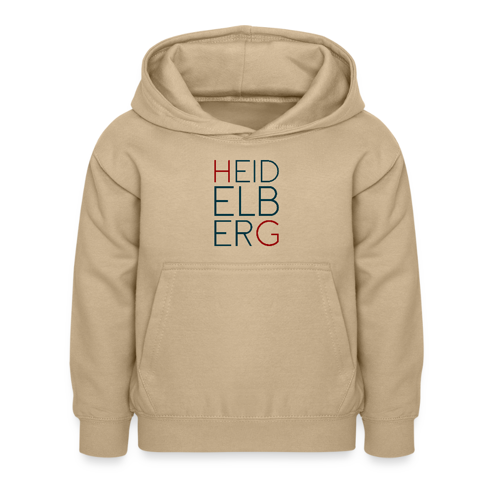 KINDER PREMIUM HOODIE - HEIDELBERG TRANSPARENT - Sand