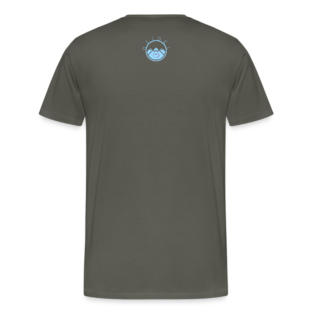 HERREN ORGANIC SHIRT - ALTE BRÜCKE HEIDELBERG DARK - Asphalt