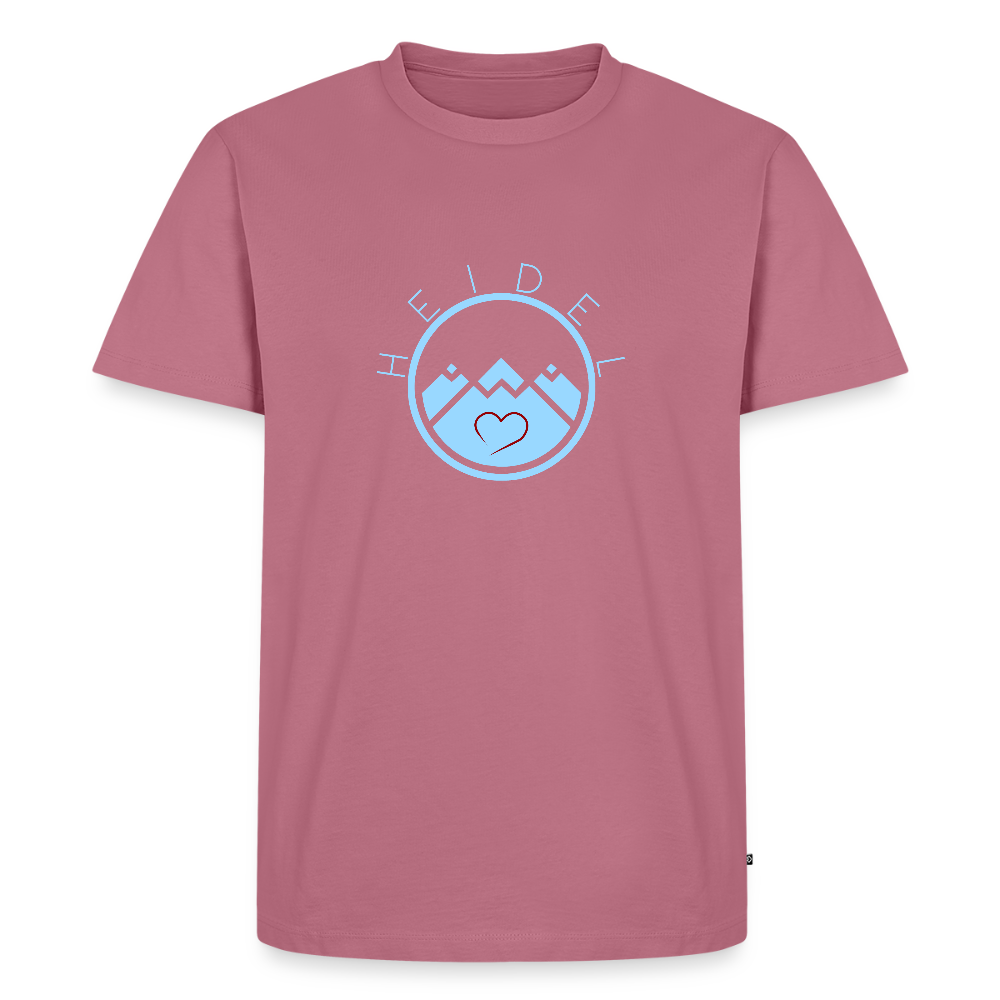 HERREN ORGANIC SHIRT  - HEIDELSTORE DARK - Mauve