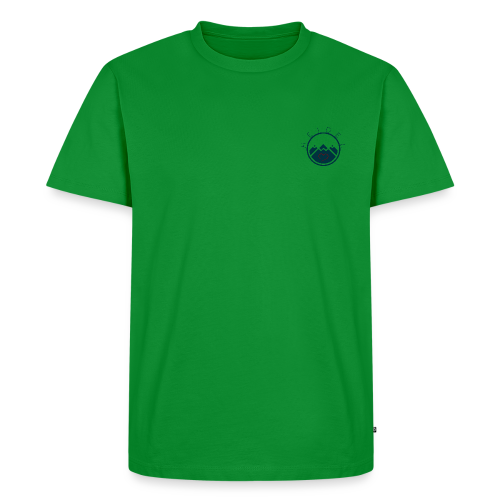 HERREN ORGANIC SHIRT - HEIDELBERGER SCHLOSS DAHÄM (DESIGN HINTEN) TRANSPARENT - Grün