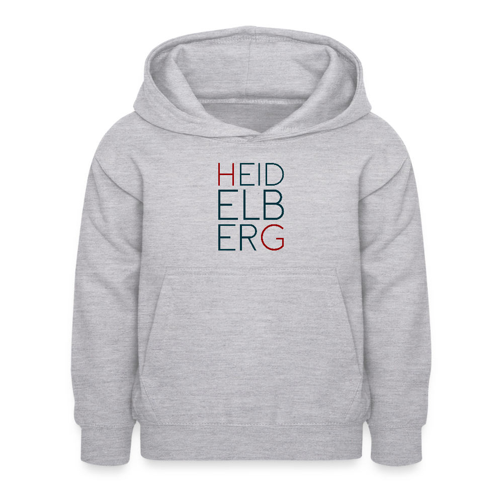 KINDER PREMIUM HOODIE - HEIDELBERG TRANSPARENT - Hellgrau meliert