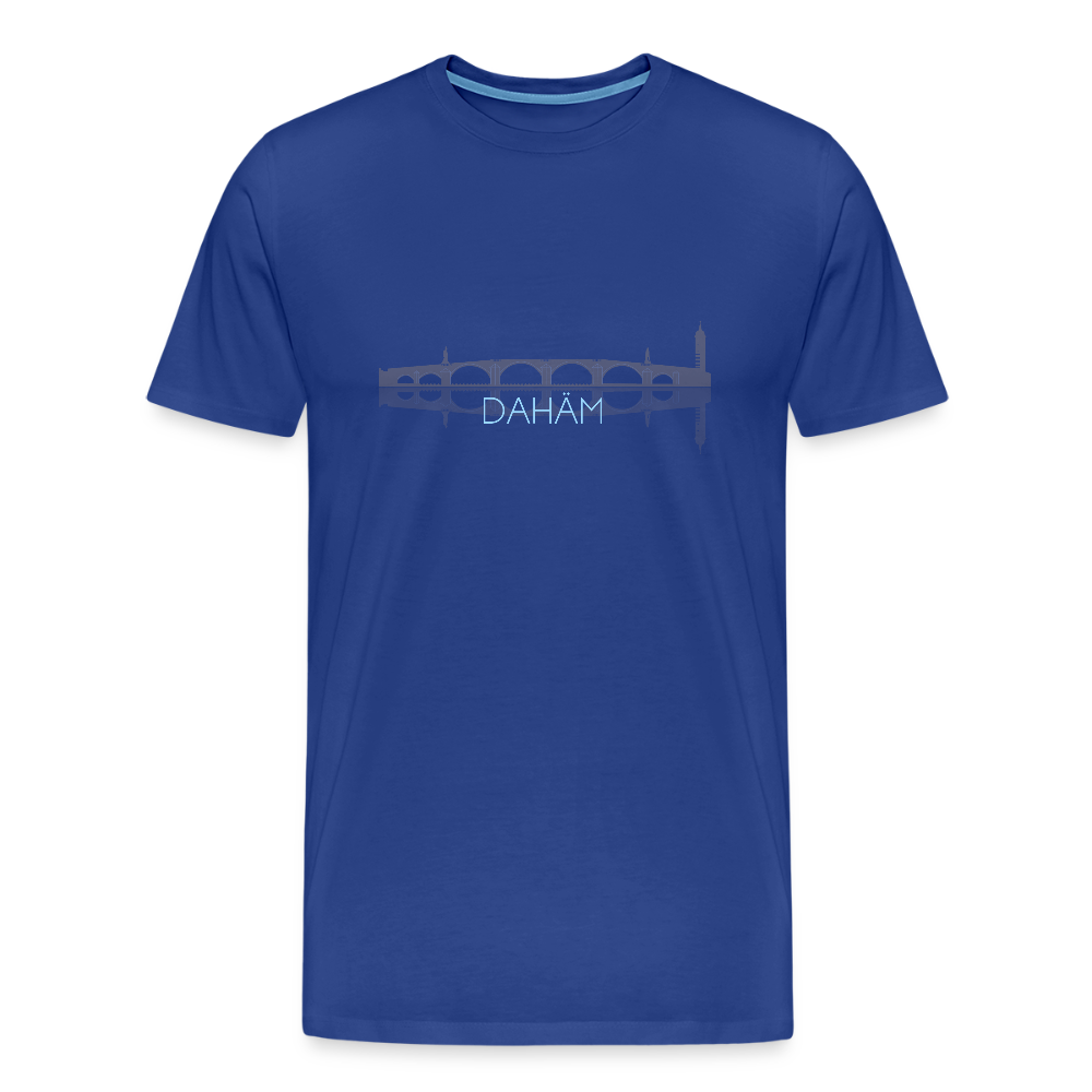 HERREN ORGANIC SHIRT - ALTE BRÜCKE DAHÄM DARK - Königsblau