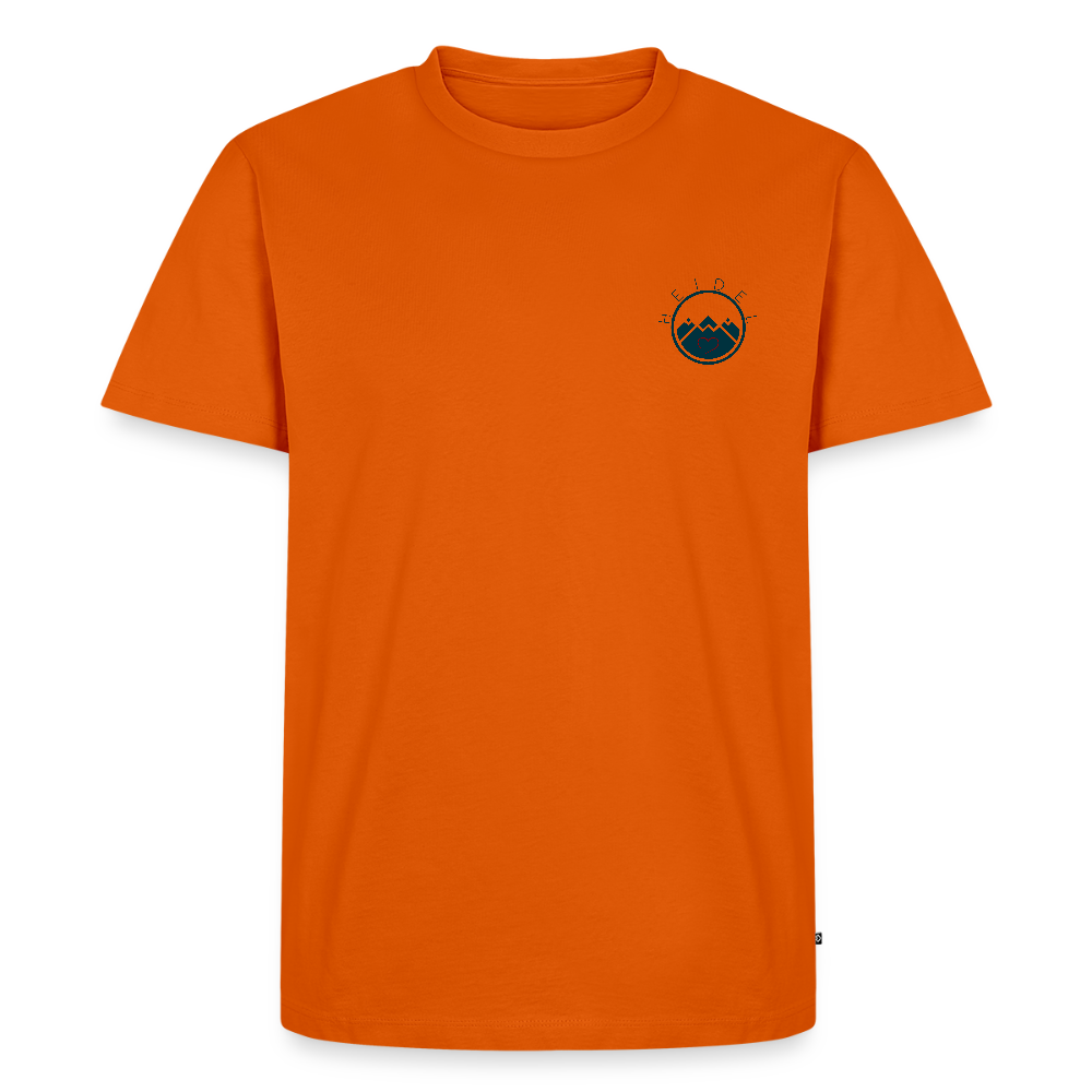 HERREN ORGANIC SHIRT - IN NEINE UFF DA ZEIL RUGBY TRANSPARENT - Orange
