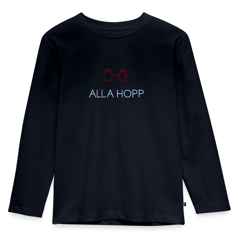 KINDER PREMIUM LANGARM SHIRT - ALLA HOPP DARK - Navy