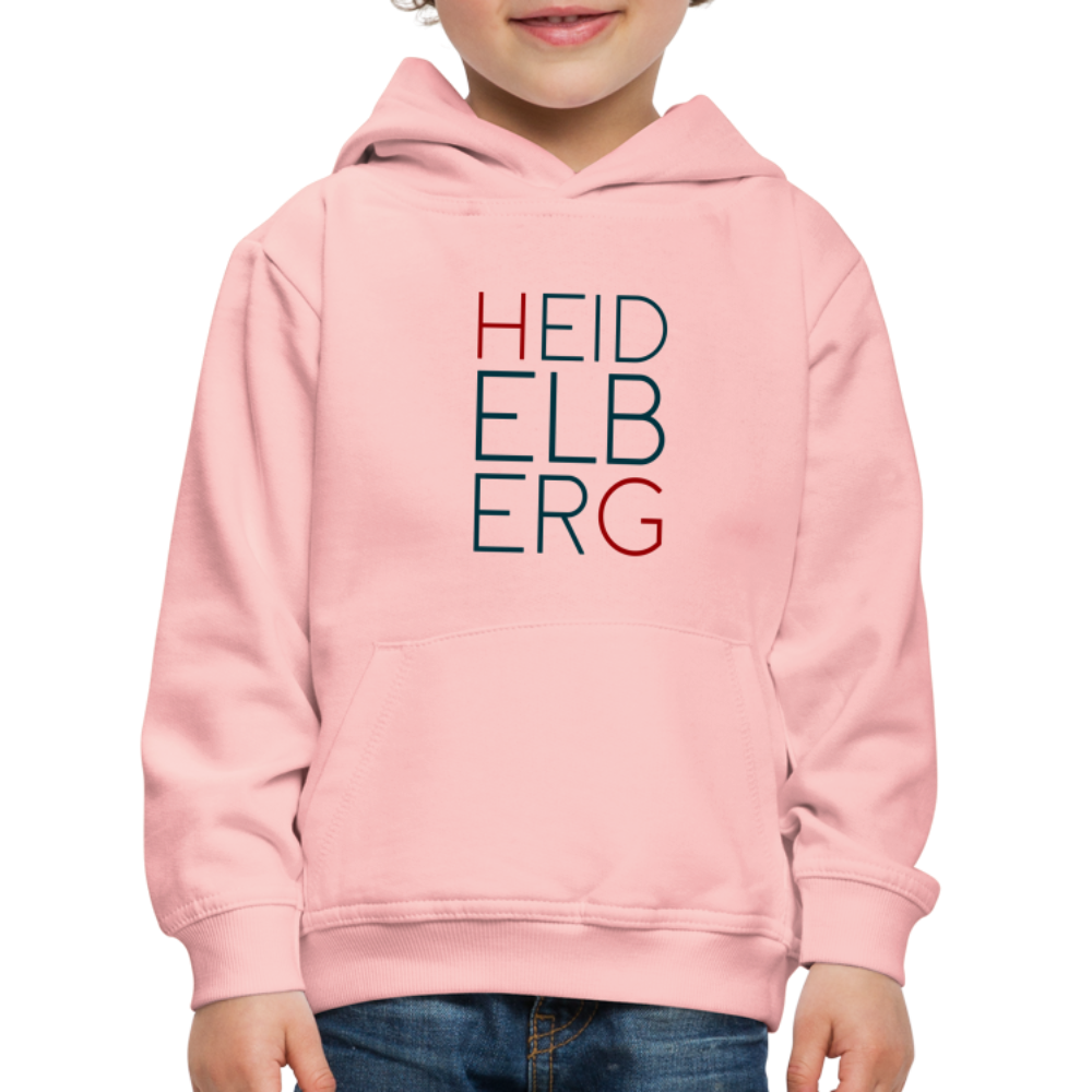 KINDER PREMIUM HOODIE - HEIDELBERG TRANSPARENT - Kristallrosa
