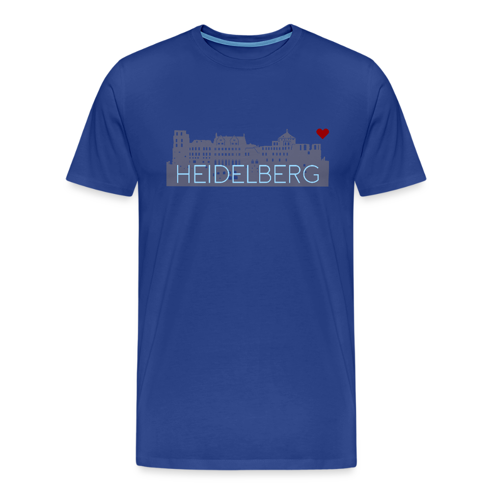 HERREN ORGANIC SHIRT - HEIDELBERGER SCHLOSS DARK - Königsblau