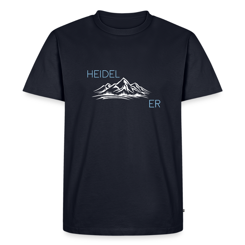 HERREN ORGANIC- HEIDEL(BERG)ER T-SHIRT DARK - Navy