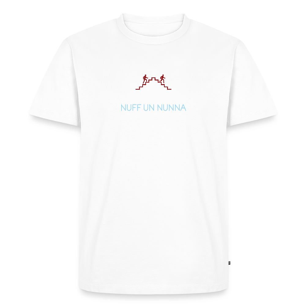 HERREN ORGANIC SHIRT - NUFF UN NUNNA DARK - Weiß