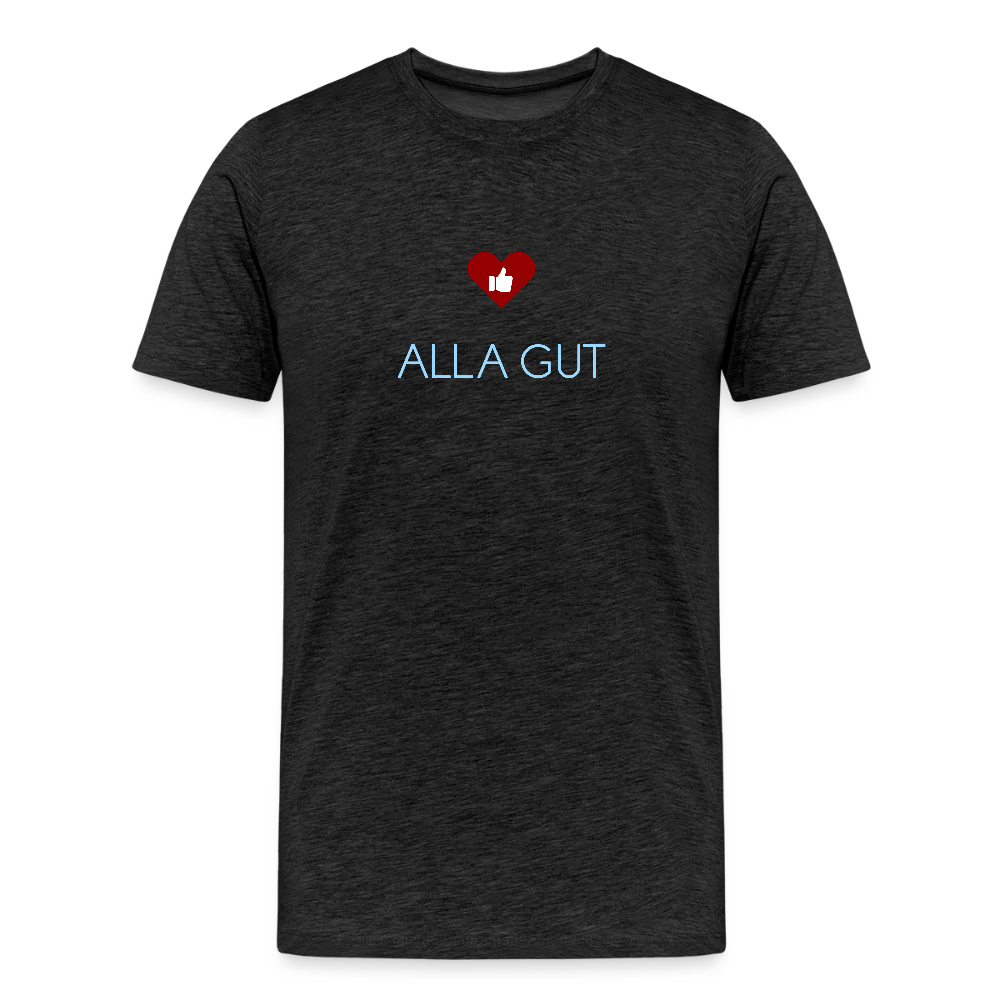 HERREN ORGANIC SHIRT - ALLA GUT DARK - Anthrazit