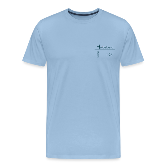 HERREN ORGANIC SHIRT - HEIDELBERG SINCE TRANSPARENT - Sky