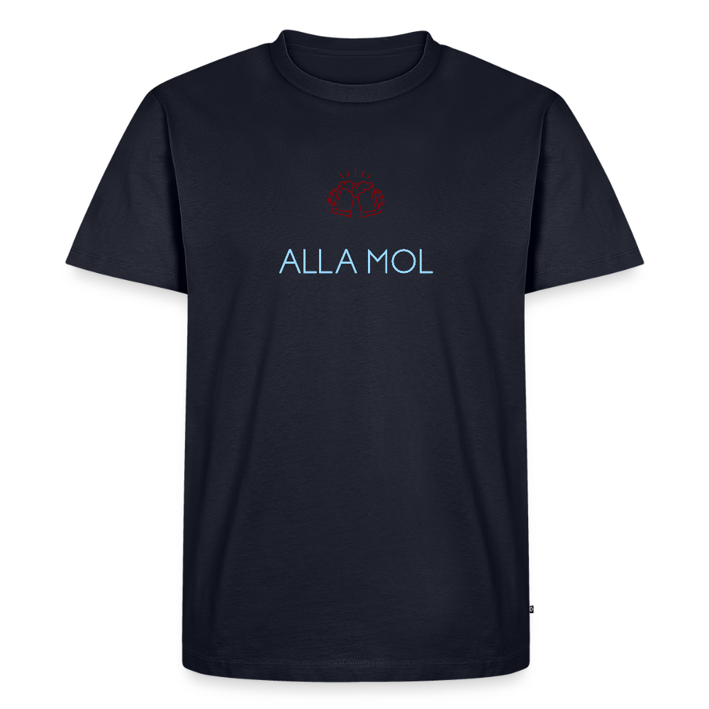 HERREN ORGANIC SHIRT - ALLA MOL DARK - Navy