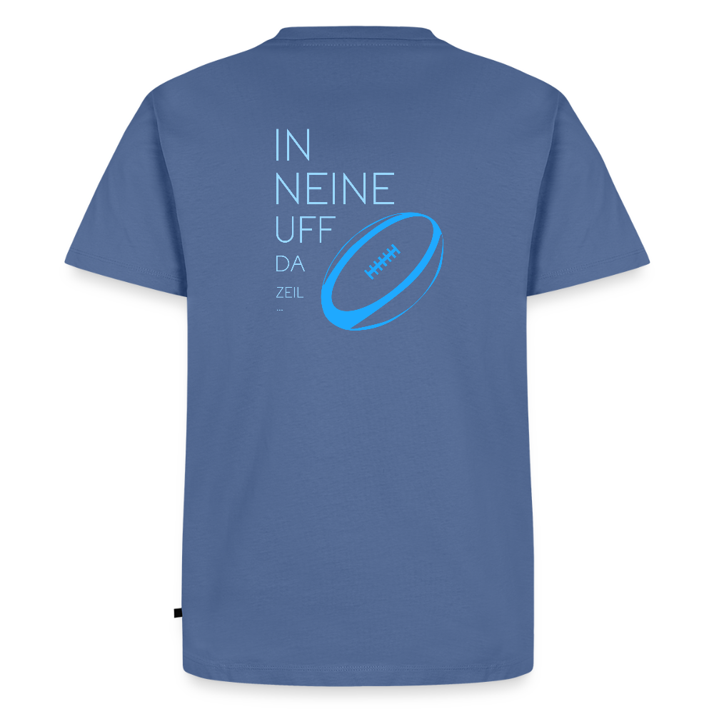 HERREN ORGANIC SHIRT - IN NEINE UFF DA ZEIL RUGBY DARK - Taubenblau