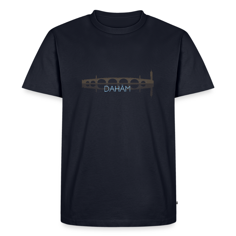 HERREN ORGANIC SHIRT - ALTE BRÜCKE DAHÄM DARK - Navy