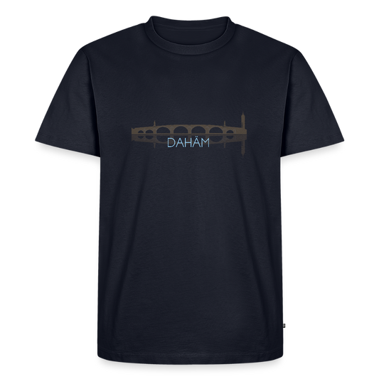 HERREN ORGANIC SHIRT - ALTE BRÜCKE DAHÄM DARK - Navy