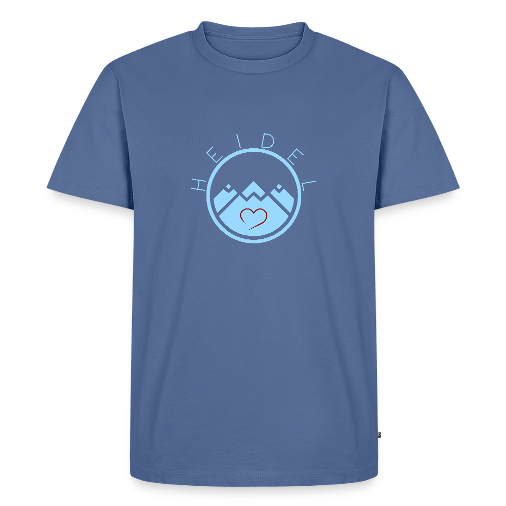 HERREN ORGANIC SHIRT  - HEIDELSTORE DARK - Taubenblau