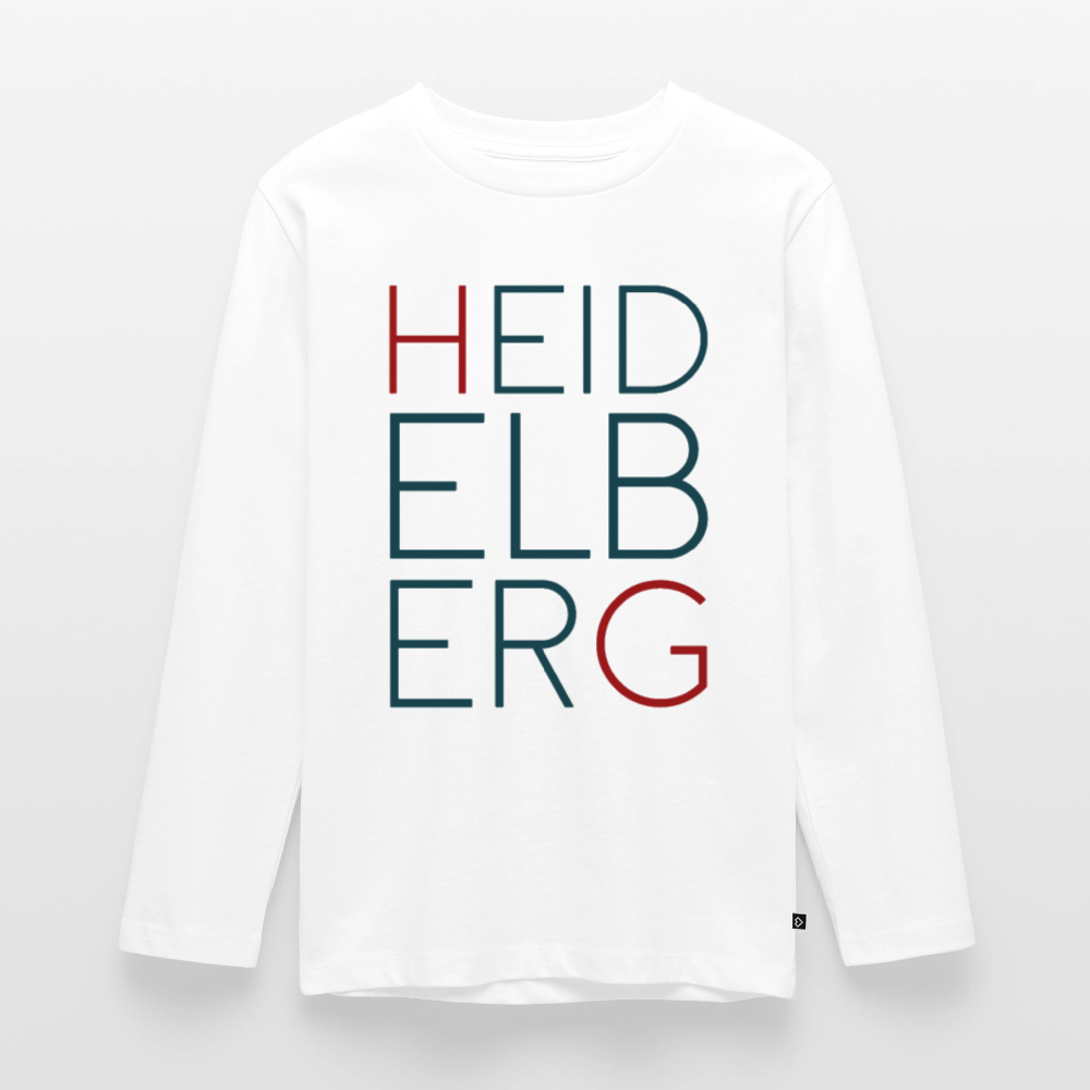 TEENAGER PREMIUM LANGARM-SHIRT - HEIDELBERG TRANSPARENT - Weiß